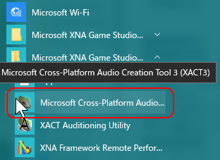 Microsoft Cross-Platform Audio Creation Tool 3 (XACT3)