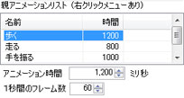 親アニメーションリスト