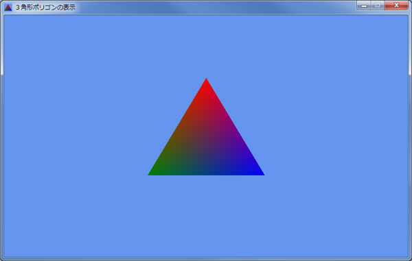 ３角形ポリゴンの表示