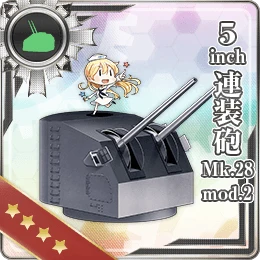 5inch連装砲 Mk.28 mod.2